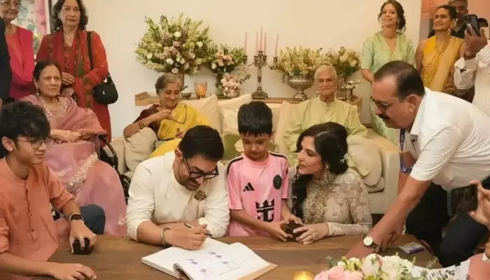 Aamir Khan, 61, And Gauri Spratt Are Officially Married, 8-Yr-Old Step-Son Stood With His Mother