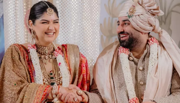 Arjun Kapoor’s Sister Anshula Marries Rohan, Family Kept Late Mother, Mona’s Photo For Blessing