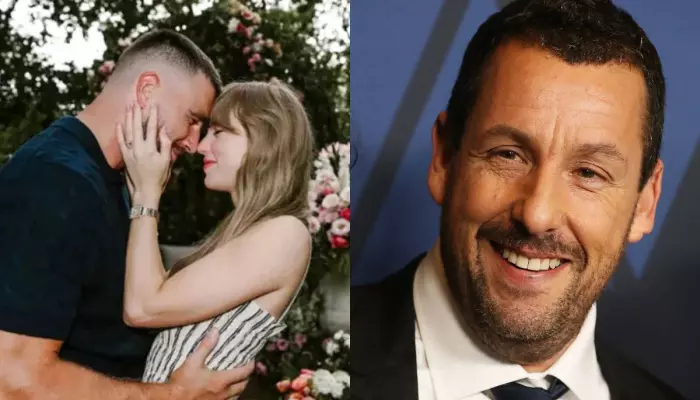Adam Sandler Gave The Best Advice To Taylor Swift And Travis Kelce While Officiating Their Wedding