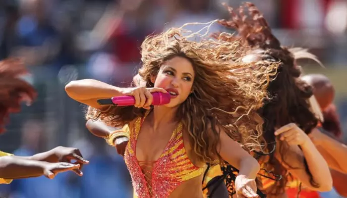 Shakira’s Breathtaking FIFA World Cup 2026 Look Had Sunset Print, 200,000 Swarovski Crystals