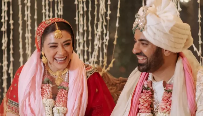 Aanchal Singh Gets Married In Her Mother’s ‘Choice Of Lehenga’, Styles It With Temple Jewellery