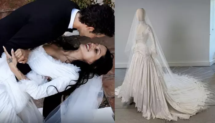 Gabbriette Married Matty Healy In A Tattered Gown, Inside The Bride’s Unconventional Wedding Dress