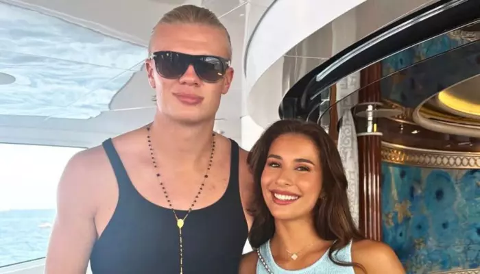 Erling Haaland Celebrates His 26th Birthday Days After FIFA WC With Girlfriend On Yacht, ‘My Love..’