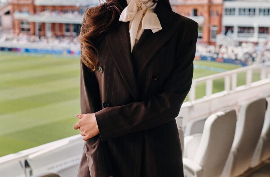 Janhvi Kapoor’s Ralph Lauren look balances sharp tailoring with soft femininity