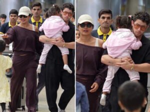 Photos: Priyanka Chopra Jonas Arrives in Hyderabad With&hellip;