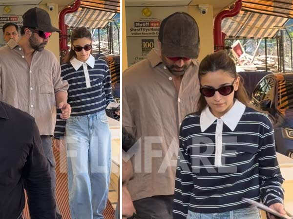 Photos: Ranbir Kapoor And Alia Bhatt Step Out To Visit An Eye Doctor?