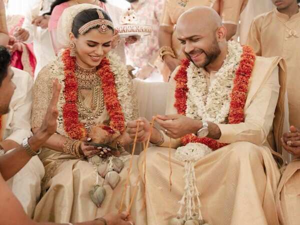 Photos: Sharmiela Mandre Marries Producer Sudhan Sundaram in…
