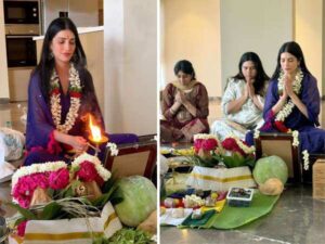 Shruti Haasan performs housewarming pooja after moving into&hellip;
