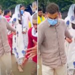 Photos: Anushka Sharma and Virat Kohli Visit Premanand Maharajs Ashram in Vrindavan Once Again