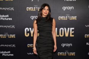 Priyanka Chopra Jonas in a sculptural column dress&hellip;
