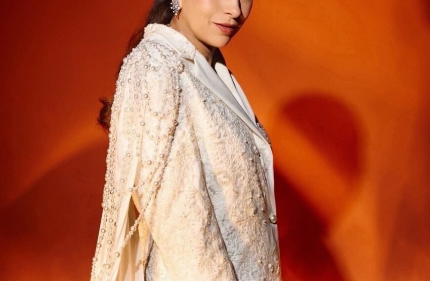 Karisma Kapoor wore a Manish Malhotra blazer look&hellip;