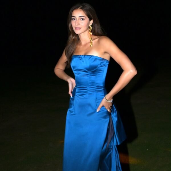 Ananya Panday wore a blue Gauri & Nainika…