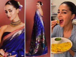 Ananya Panday Stuns in Paithani Saree As She&hellip;
