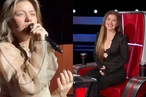 Kelly Clarkson Reacts To Wardrobe Malfunction, As Wind…