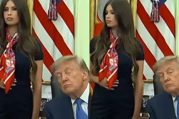 Mystery Woman Accused Of Waking Donald Trump By…