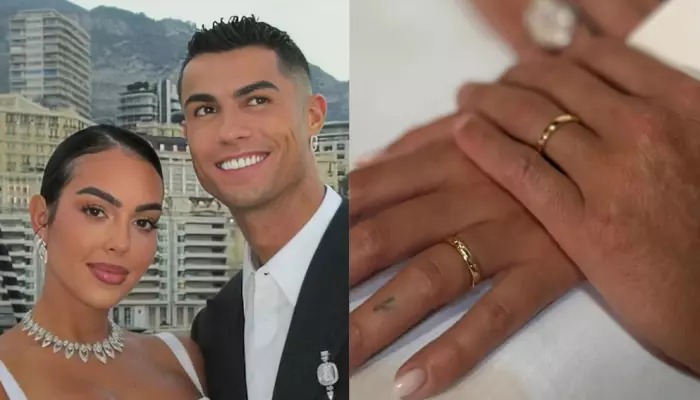 Cristiano Ronaldo Is Officially Married! Wife Georgina Rodriguez Shares Photo Of Gold Wedding Bands