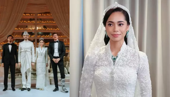 Malaysian Princess Marries British Racing Driver, Bride Stuns In Couture Gowns And Heirloom Jewelry