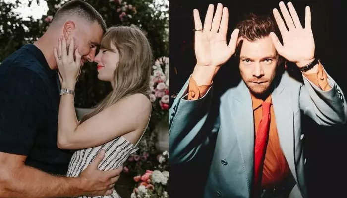 Taylor Swift’s Ex Harry Styles Makes A Cheeky Comment On Her MSG Wedding To Travis Kelce
