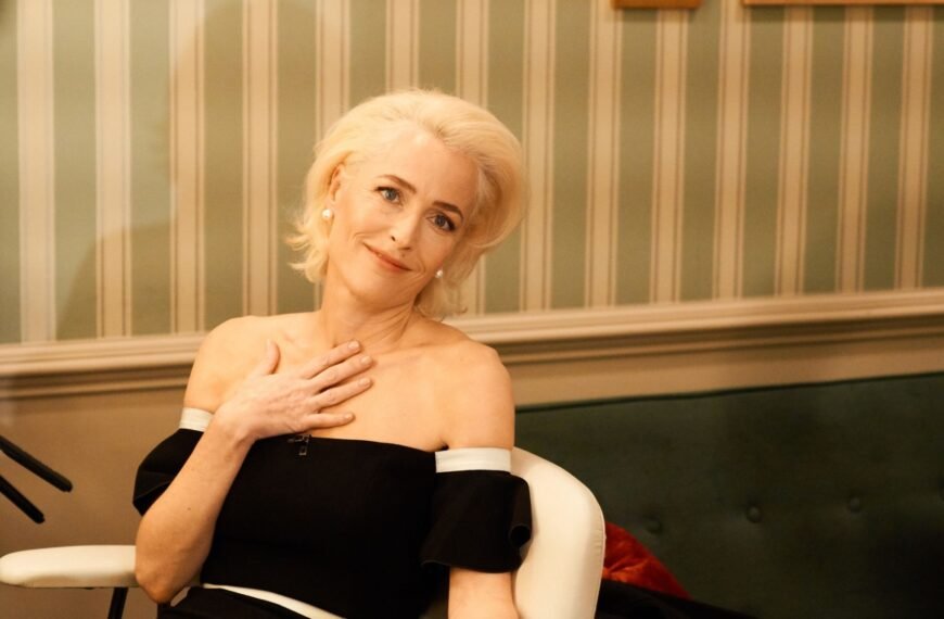 Gillian Anderson tells Vogue India why she loves reading about women who enjoy sex