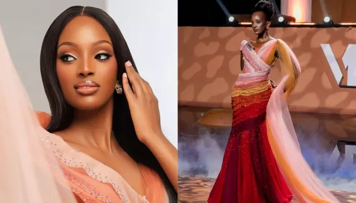 Miss World Uganda, Trivia Elle Muhoza’s Striking Gown Is A Tribute To Childbirth And Motherhood
