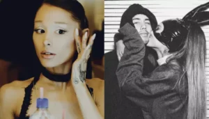 Ariana Grande Accidentally Drops Her Kissing Shot With&hellip;