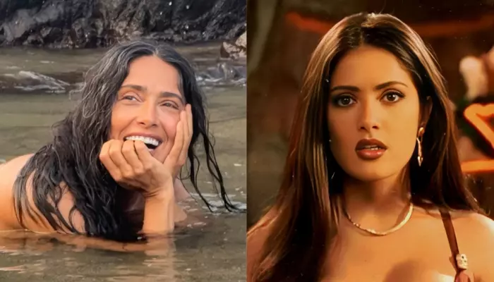 Salma Hayek Looks ‘Ageless’ At 60, Flaunts Bare Body And No Makeup Face Just Days After Her Birthday
