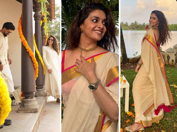 Keerthy Suresh Shares Glimpses of Her Onam Celebrations
